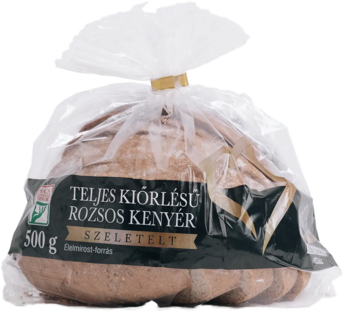 Teljes kiőrlésű rozsos kenyér